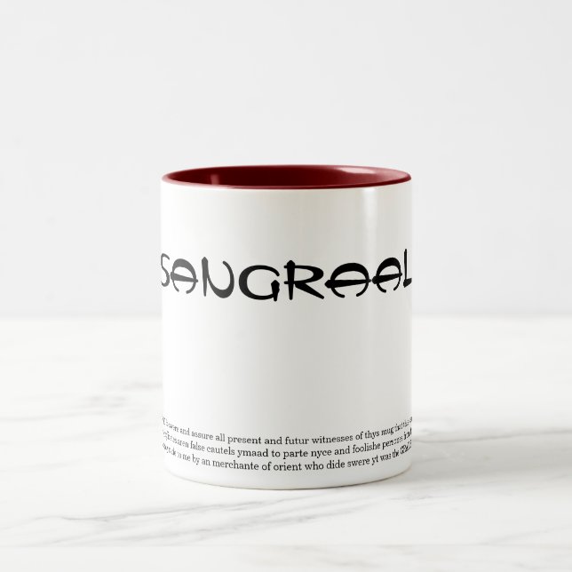 THE HOLY GRAIL Two-Tone COFFEE MUG (Center)