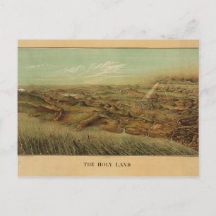 the holy land 1876 postcard
