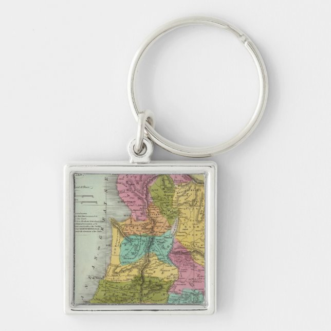 the Holy Land of Palestine Keychain (Front)