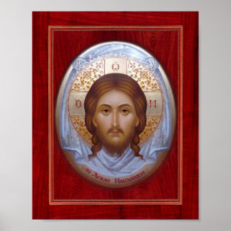 THE HOLY MANDYLION  Icon Poster