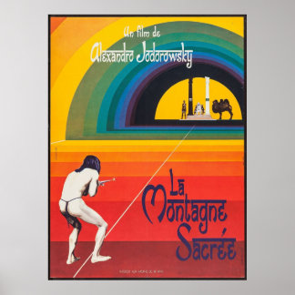 The Holy Mountain 1973 French Movie Art Poster