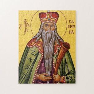 The Holy Prophet Samuel Orthodox Christian Icon    Jigsaw Puzzle