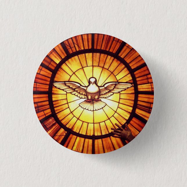 The Holy Spirit (Bernini) 1 Inch Round Button (Front)