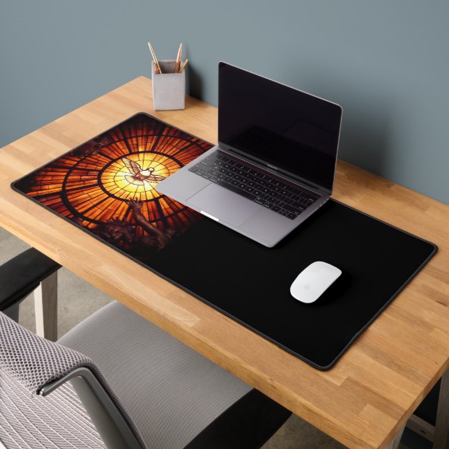 The Holy Spirit (Bernini) Desk Mat (Office 2)