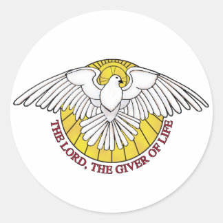 The Holy Spirit Classic Round Sticker