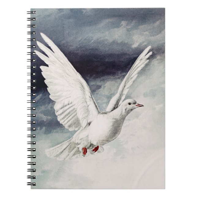 The holy spirit in the form of a Dove Notebook (Front)