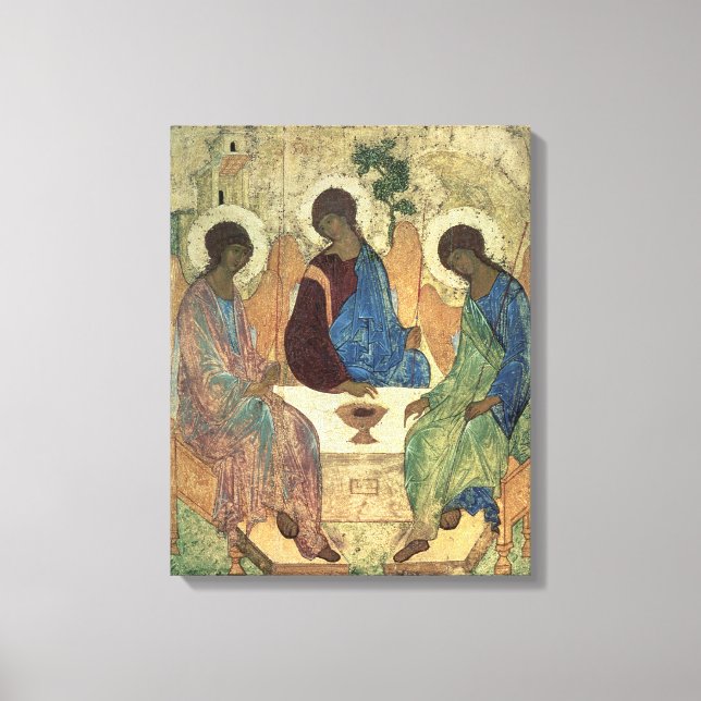 The Holy Trinity, 1420s Canvas Print (Front)