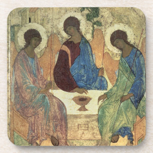 The Holy Trinity, 1420s (tempera on panel) Coaster