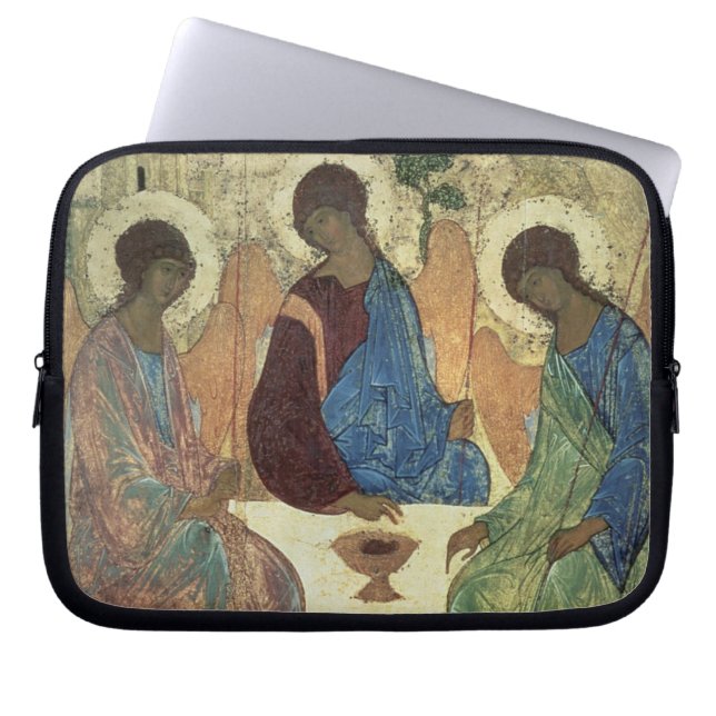 The Holy Trinity, 1420s (tempera on panel) Laptop Sleeve (Front)