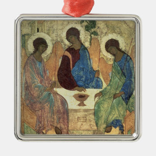 The Holy Trinity, 1420s (tempera on panel) Metal Ornament
