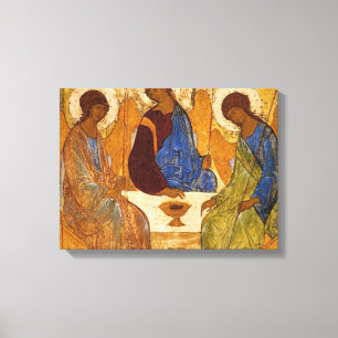 The Holy Trinity By Andrei Rublev Canvas Print