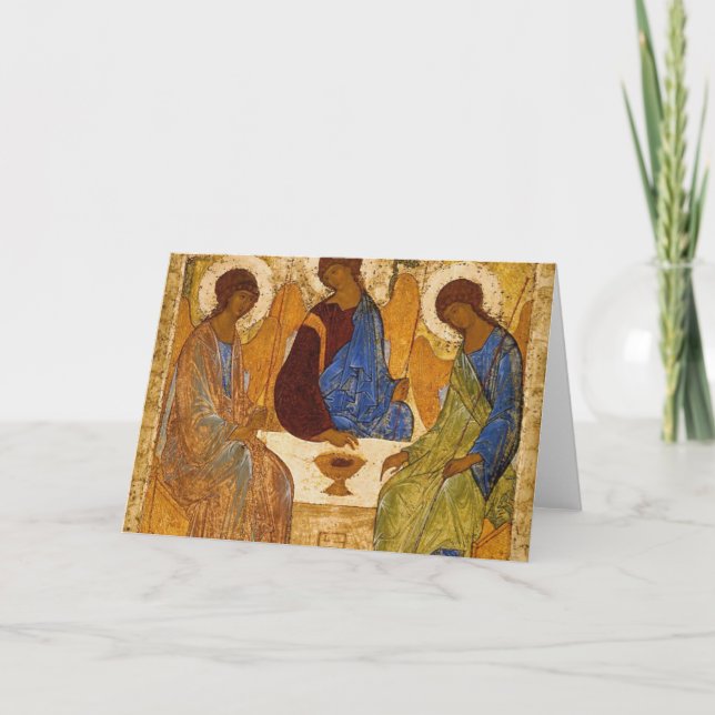 The Holy Trinity By Andrei Rublev Card (Front)