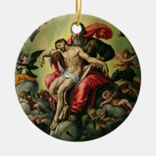 The Holy Trinity Ceramic Ornament