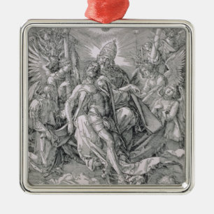 The Holy Trinity, pub. 1511 Metal Ornament