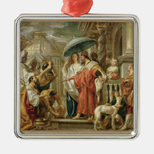 The Homage of Caliph Harun Al-Rashid to Charlemagn Metal Ornament