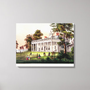 The Home of George Washington Canvas Print