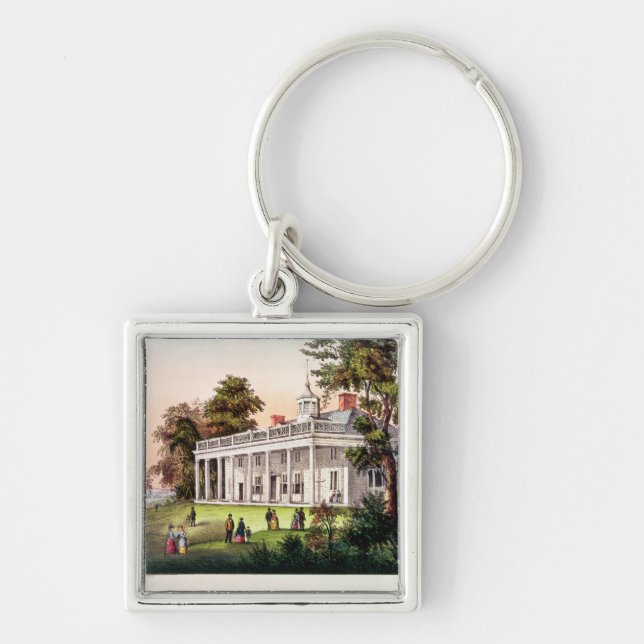 The Home of George Washington Keychain (Front)