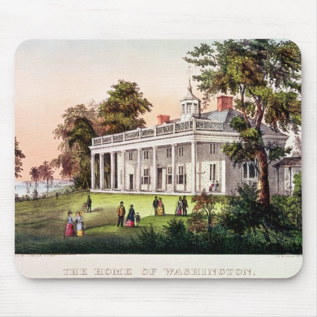 The Home of George Washington Mouse Pad (Front)
