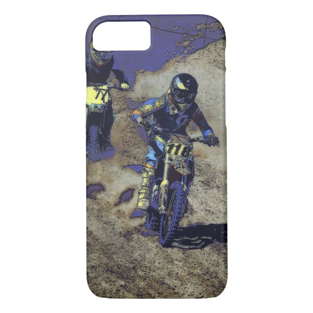 The Home Stretch! - Motocross Racer Case-Mate iPhone Case (Back)