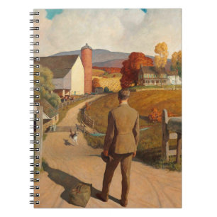 The Homecoming, 1945 by Newell Convers Wyeth Notebook