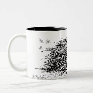 The Honeyed Quill Porcupine Two-Tone Coffee Mug