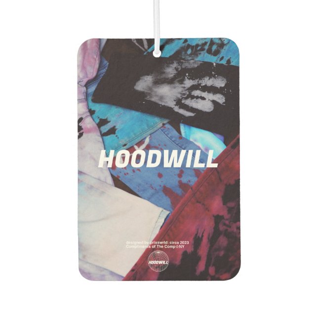 The HoodWill Denim Fears  Air Freshener (Front)
