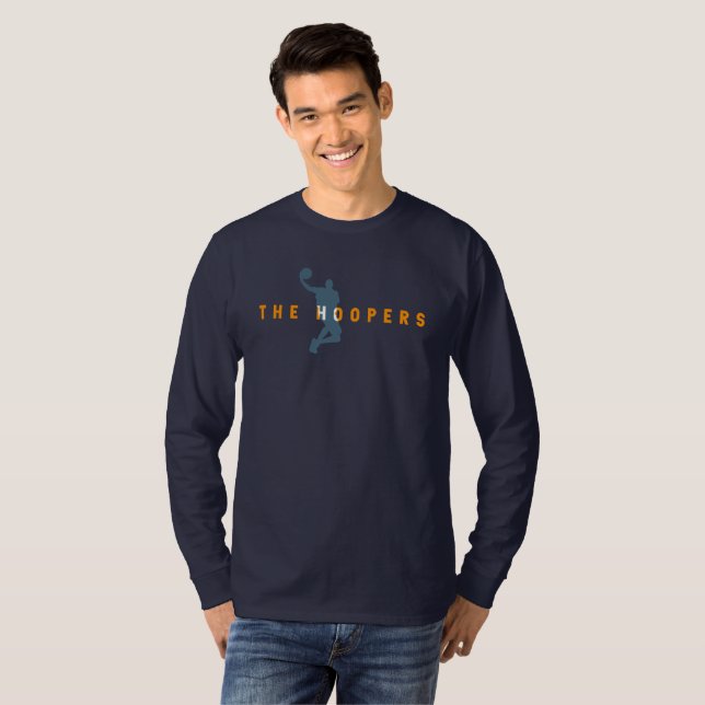 The Hoopers | Men's Long Sleeve T-Shirt (Front Full)