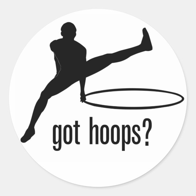 The Hooping Life stickers (Front)