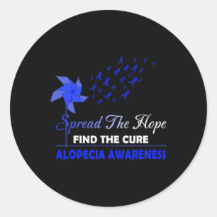 The Hope Alopecia Awareness  Classic Round Sticker