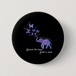 The Hope Find A Cure Alzheimerheimer Awareness Gif 2 Inch Round Button