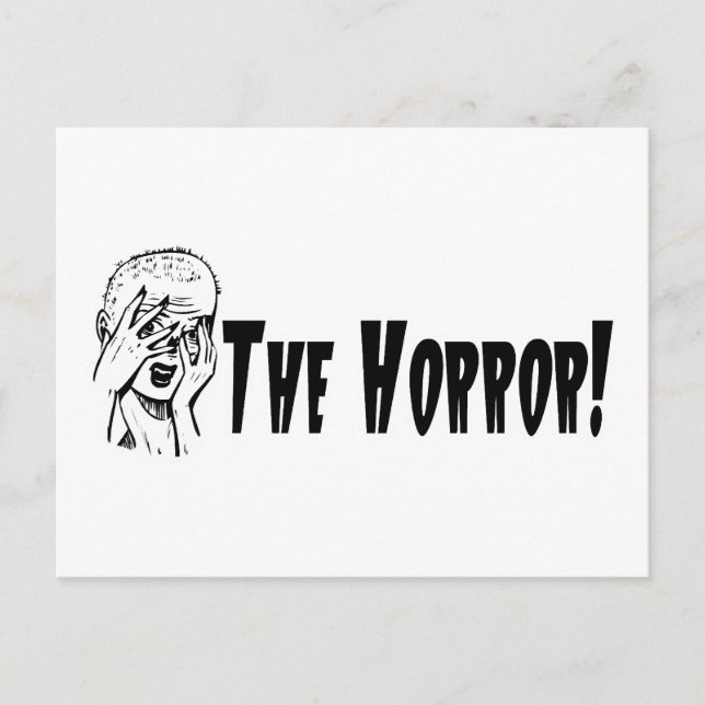 The Horror! Freaky Girl Postcard (Front)