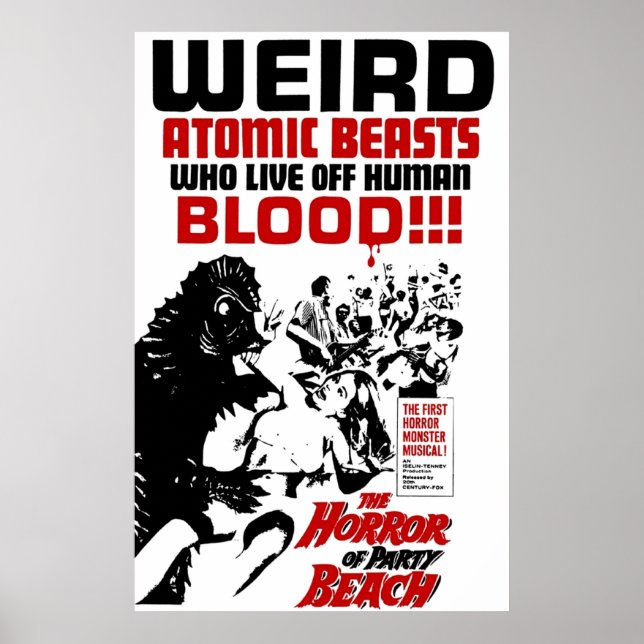 The Horror of Party Beach Poster (Front)