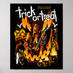 The Horrors Of Halloween Trick Or Treat Poster