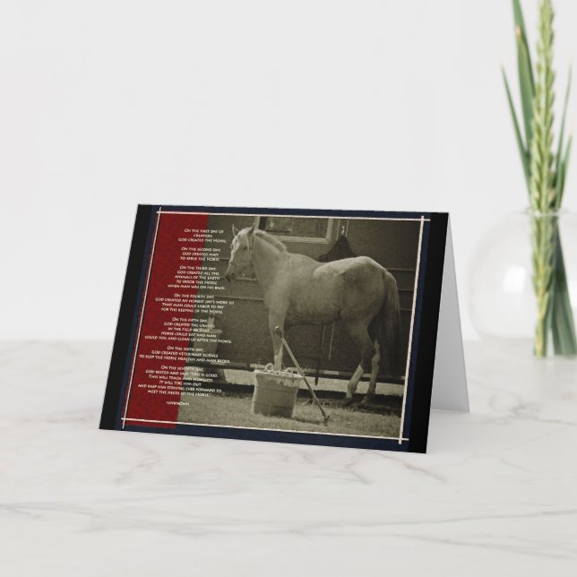 The Horse Card (Front)