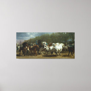 "The Horse Fair" by Rosa Bonheur Canvas Print