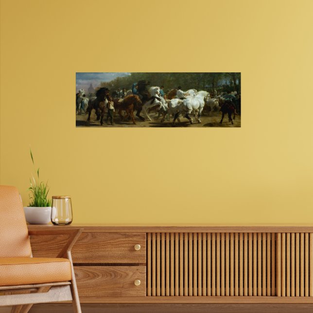 The Horse Fair by Rosa Bonheur Poster (Living Room 2)