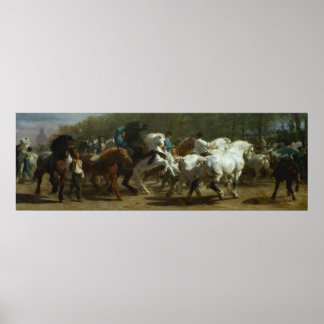 "The Horse Fair" by Rosa Bonheur Poster, Print
