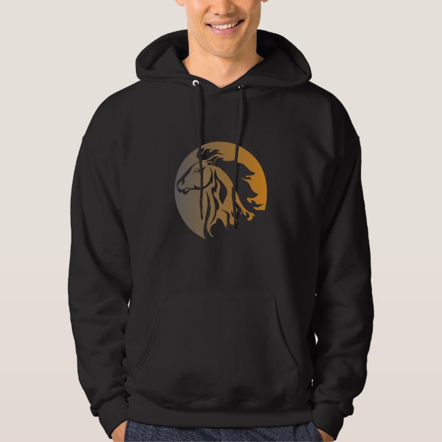  the horse logo pullover hoodie  (Front)