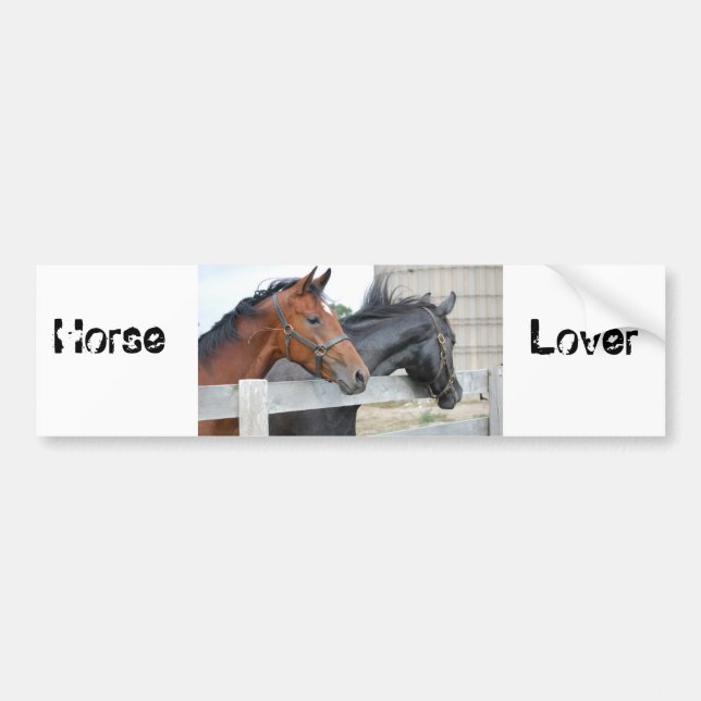 The Horse Lovers Bumper Sticker (Front)