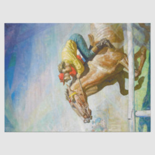 The Horse Race by Newell Convers Wyeth Tissue Paper
