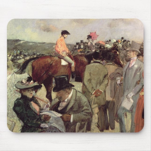 The Horse-Race, c.1890 Mouse Pad (Front)