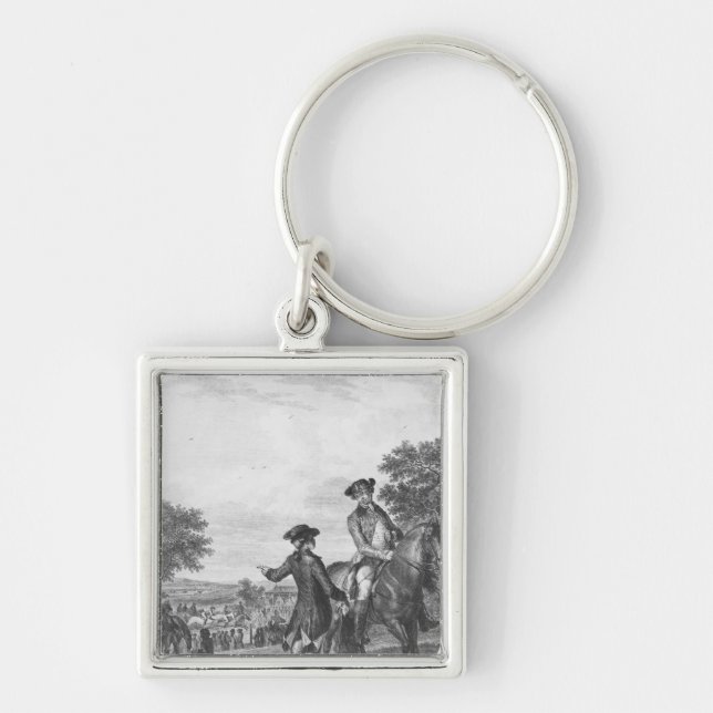 The horse race keychain (Front)