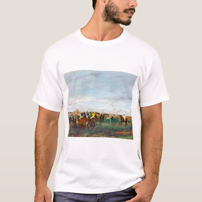 The Horse Races, Edgar Degas T-Shirt (Front)