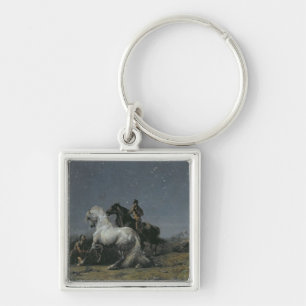 The Horse Thieves, 19th century Keychain