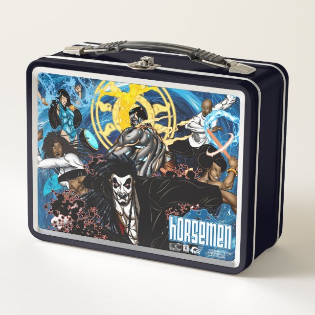 The Horsemen Metal Lunch Box (Front)