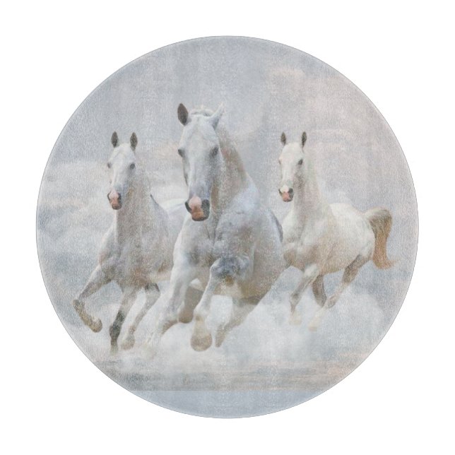 The Horses Cutting Board (Front)