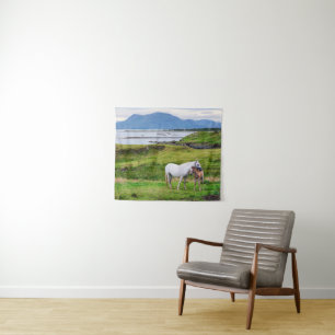 The Horses of Connemara   Galway, Ireland Tapestry