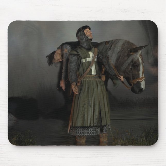 The hospitaller knight mouse pad (Front)