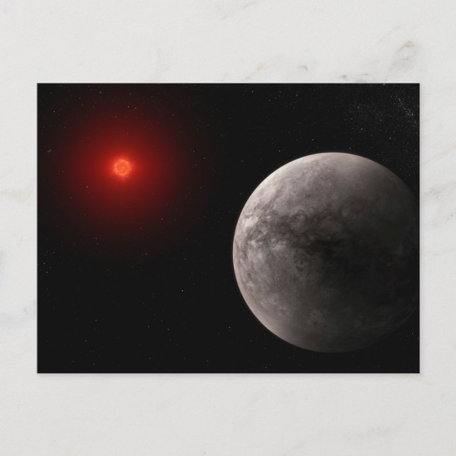 The Hot Rocky Exoplanet Trappist-1 B. Postcard (Front)