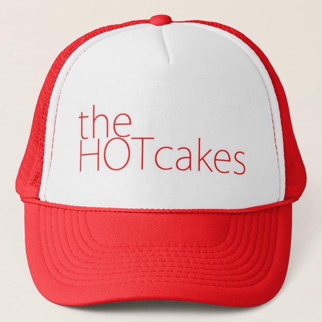 The Hotcakes text logo Trucker Hat (Front)